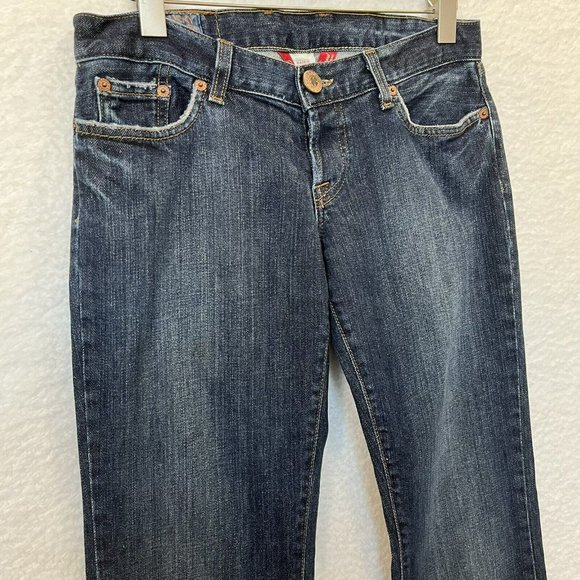 Lucky Brand Denim - Lucky Brand Size 6/28 Tall Blue Victory Madeline Boot Cut Denim Jeans USA Made